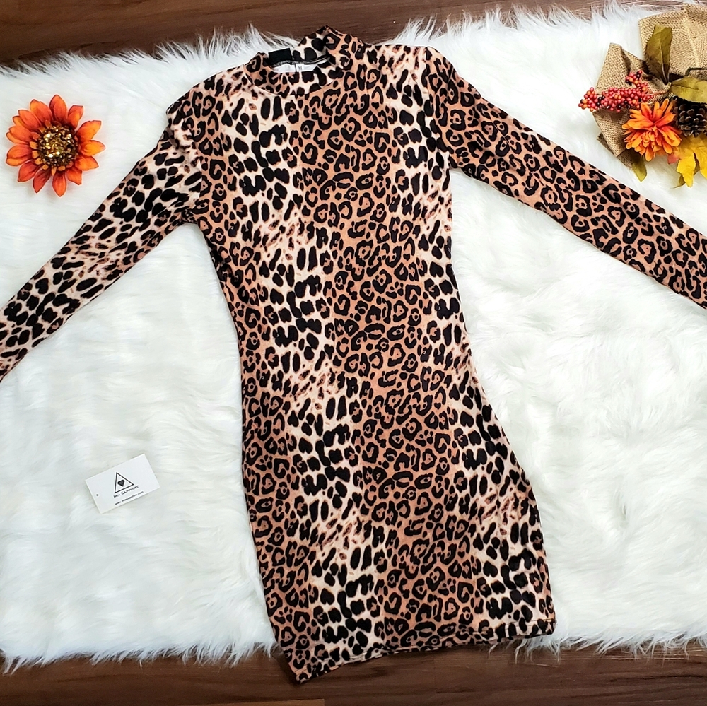 Betty Leopard Dress